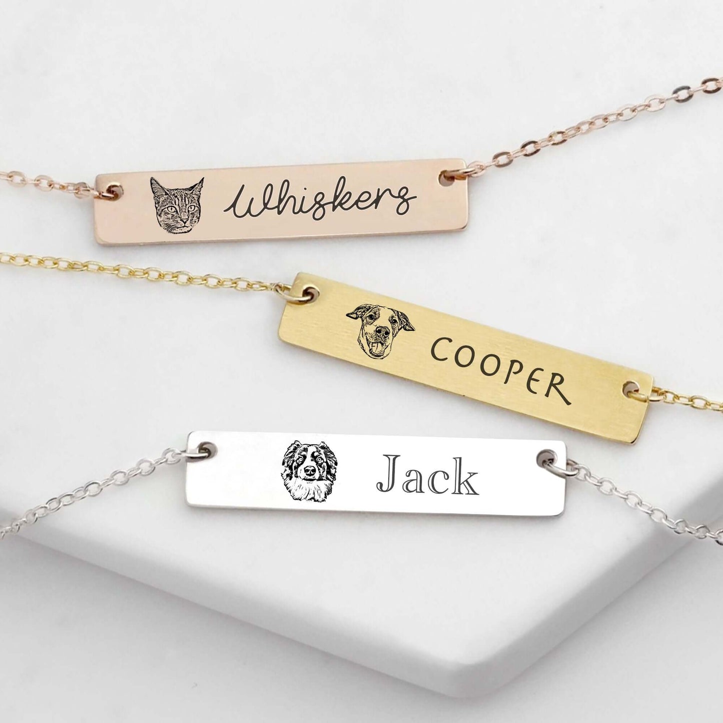 Personalized Dog Mom Necklace Gift - Luxtopaz