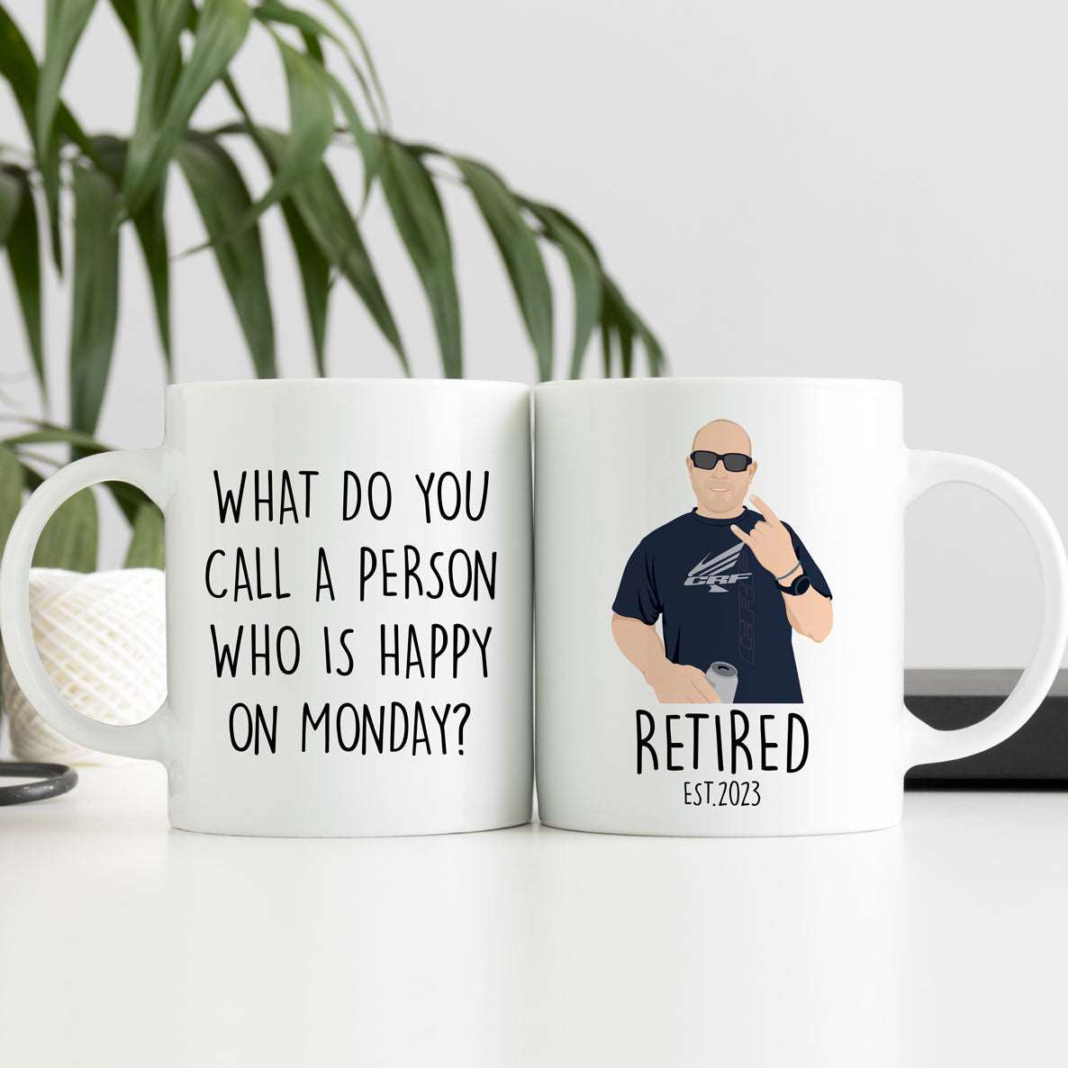 Custom Retirement Mug - Luxtopaz