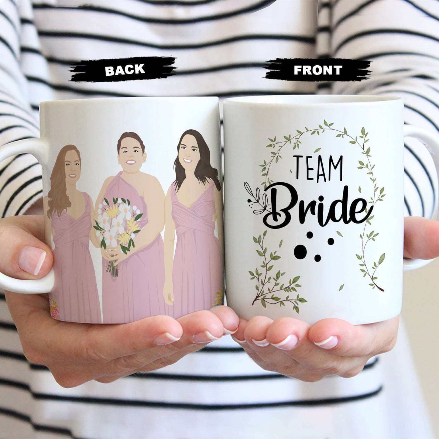 Team Bride Mug Personalized - Luxtopaz