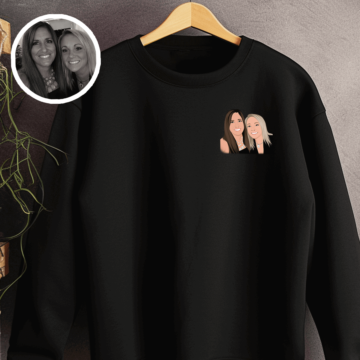 Custom Bestie Sweatshirt - Luxtopaz