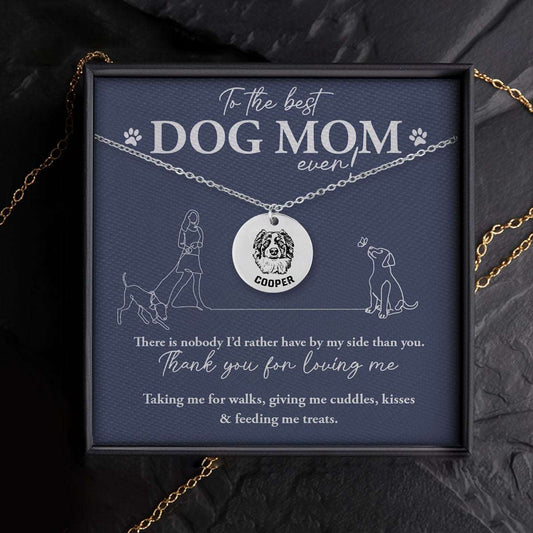 Pet Portrait Necklace Gift - Luxtopaz