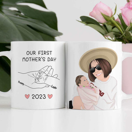 Personalized First Mothers Day Mug - Luxtopaz