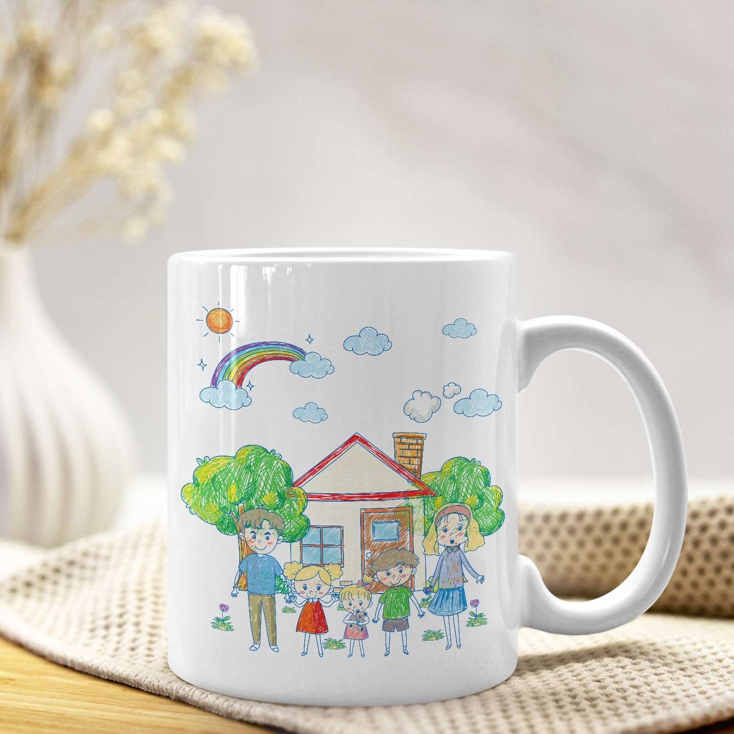 Custom Kids Drawing Mug - Luxtopaz