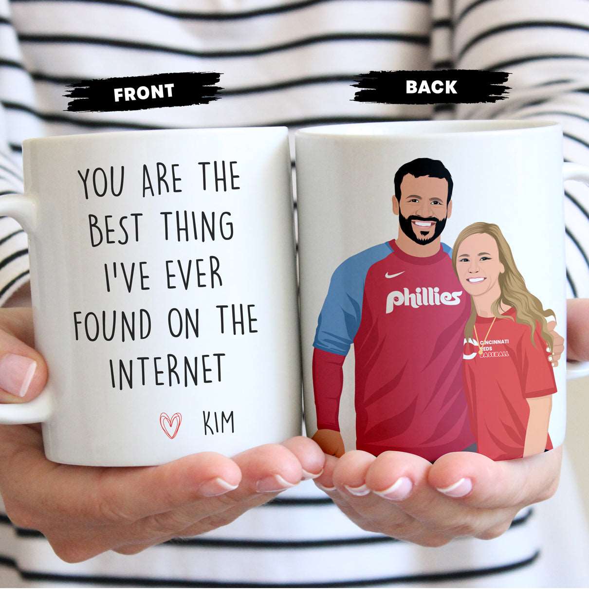 Internet Love Story Personalized Mug - Luxtopaz