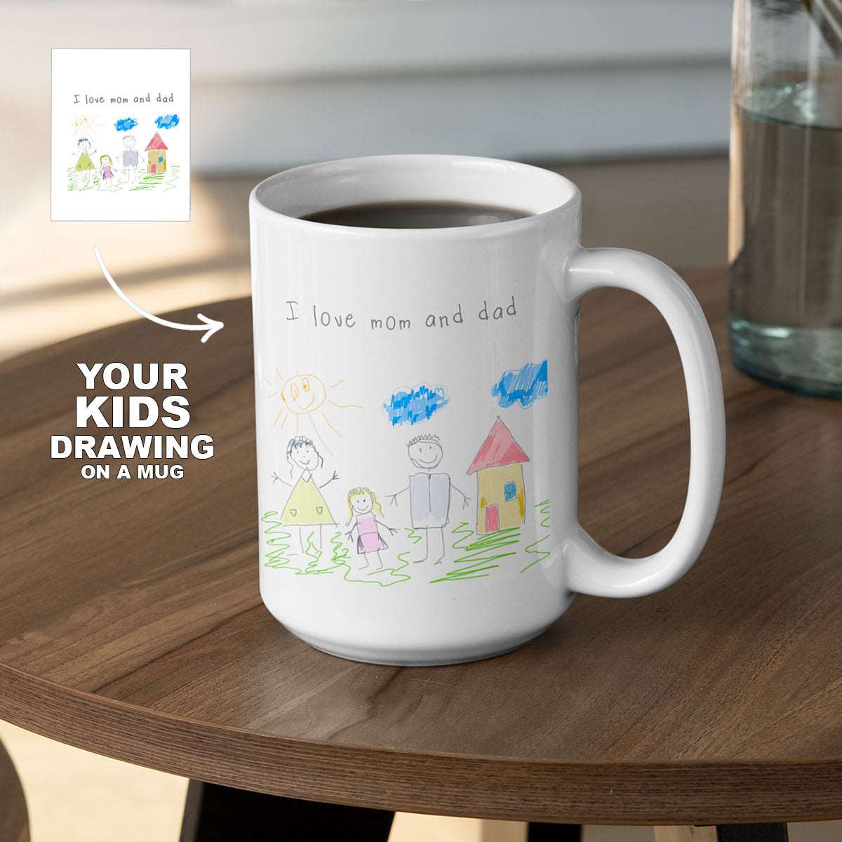 Custom Kids Drawing Mug - Luxtopaz