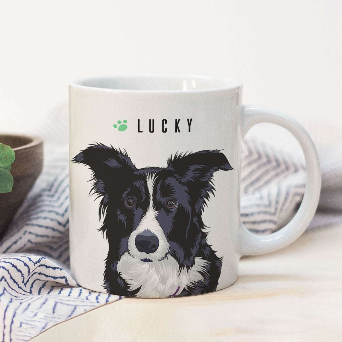 Pet Portrait Mug Personalized - Luxtopaz