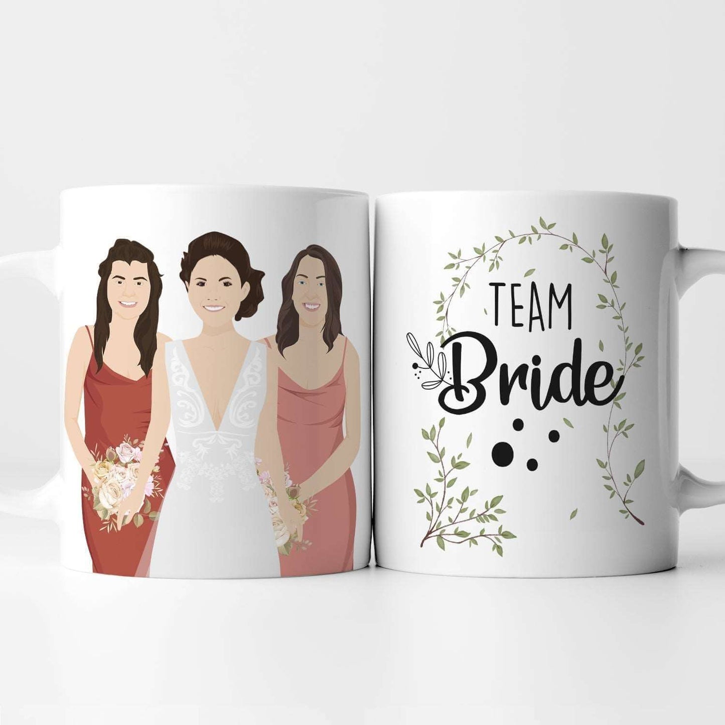 Team Bride Mug Personalized - Luxtopaz